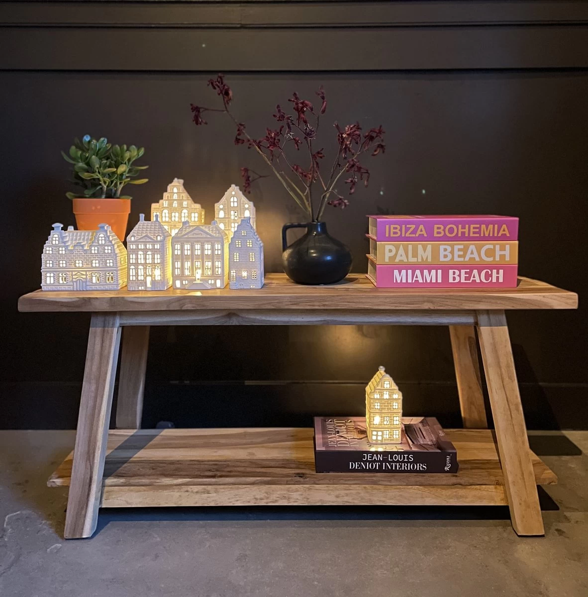 Waxinelichthouder - Set Van 4 - Rembrandthuis - Grachtenpand - Nieuwe Woning - Hollandse Cadeautjes - Image 6