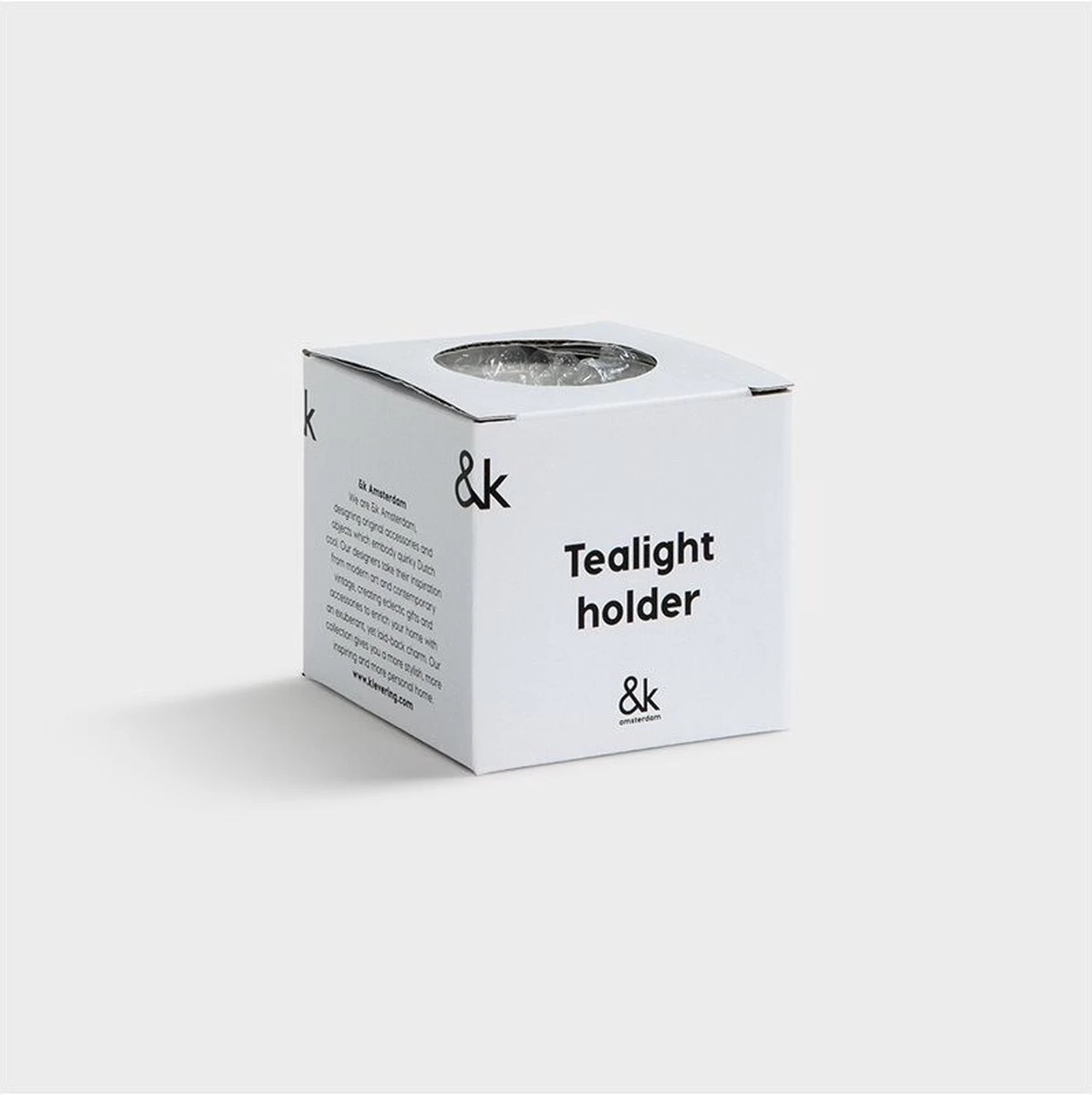 Theelicht Houder Goud En Blauw - &Klevering - Image 2