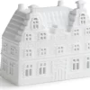 Waxinelichthouder - &Klevering - Grachtenpand - Nieuw Huis Cadeau - Moederdag Cadeau – Cadeau Voor Mama