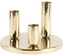 &Klevering | Ronde Kandelaar Goud