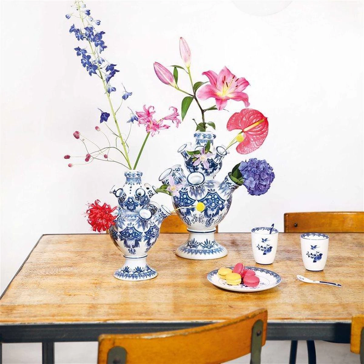 Tulpenvaas - 31 Cm - &Klevering - Tulpenvaas Delfts Blauw - Cadeau Voor Vrouw - Relatiegeschenk - Holland Souvenir - Cadeau Moeder - Housewarming Cadeau - Image 6