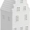Huisje Waxinelichthouder - 13,5 Cm - Wit - &Klevering - Hollandse Cadeautjes - Moederdag Cadeautje Voor Mama - Cadeau Voor Mama