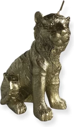 &Klevering Kaars Tijger | Goud