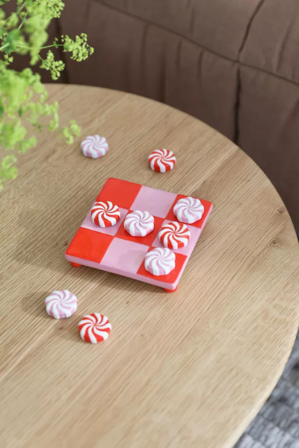 & Klevering &klevering Candy Tic-Tac-Toe Spel Blauw - Image 5