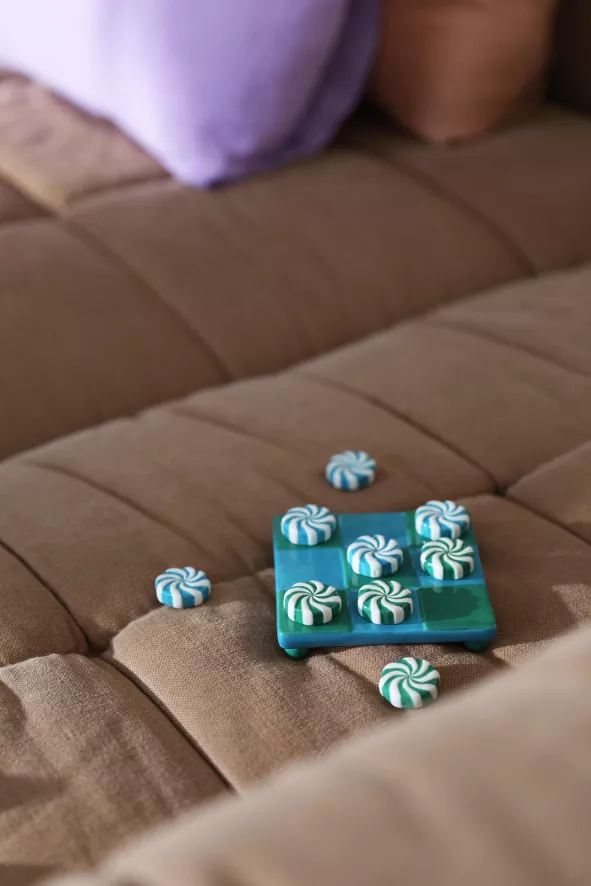 & Klevering &klevering Candy Tic-Tac-Toe Spel Blauw - Image 6