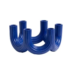 & Klevering &klevering Churros Kandelaar Large Blauw