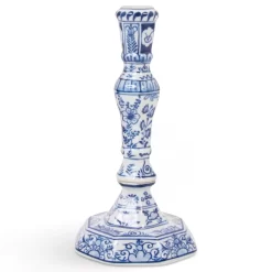& Klevering &klevering Delftware Kandelaar