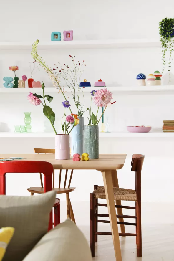 & Klevering &klevering Flake Vaas Medium Groen - Image 2