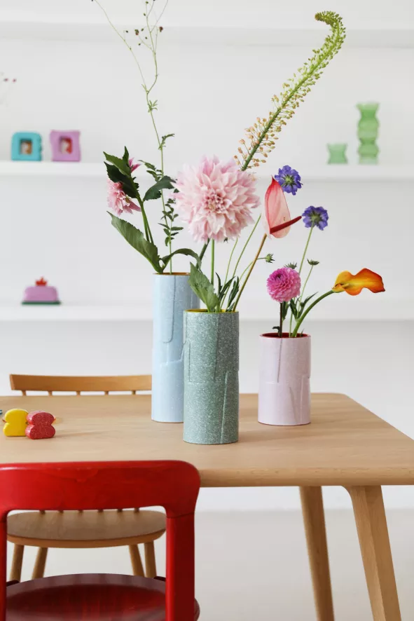 & Klevering &klevering Flake Vaas Medium Groen - Image 4