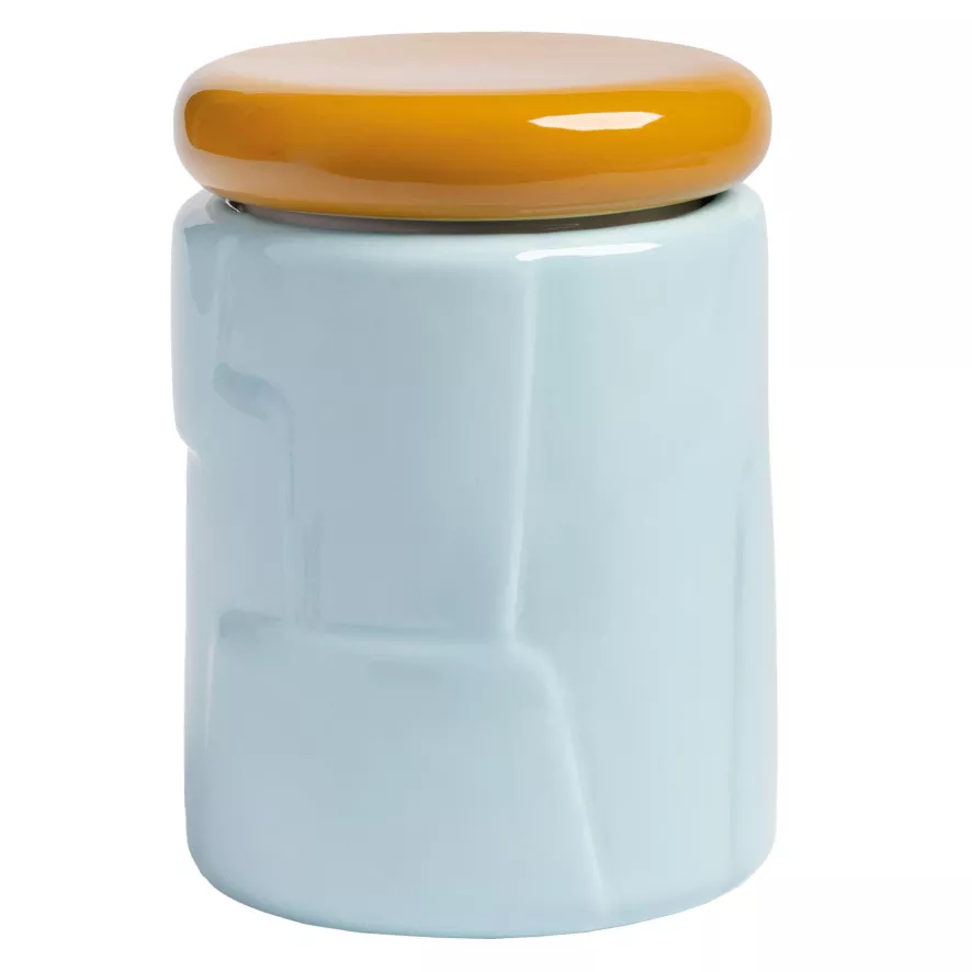 & Klevering &klevering Flake Voorraadpot Ø12 X 16,5 Blauw