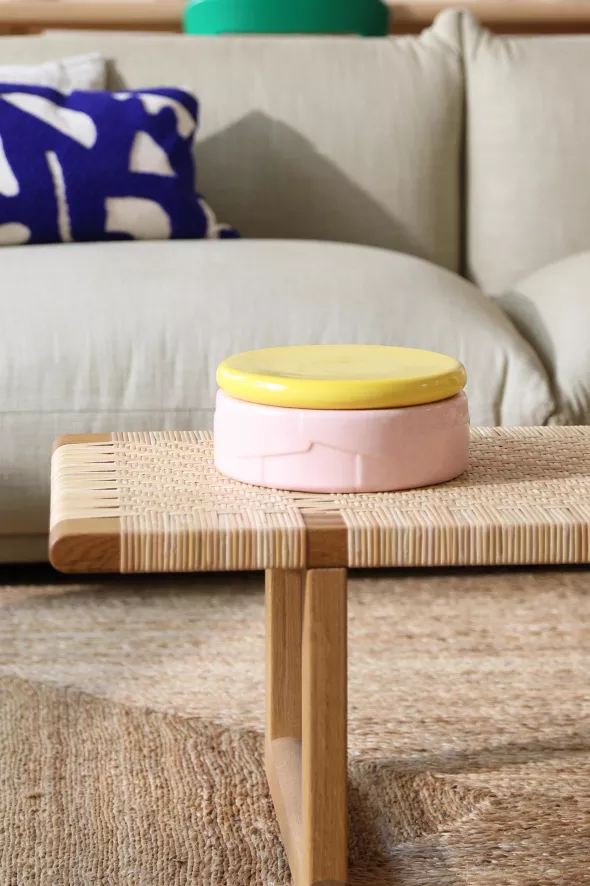 & Klevering &klevering Flake Voorraadpot Ø22x5 X 9,5 Roze - Image 2