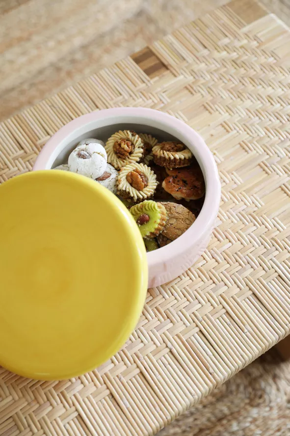 & Klevering &klevering Flake Voorraadpot Ø22x5 X 9,5 Roze - Image 3