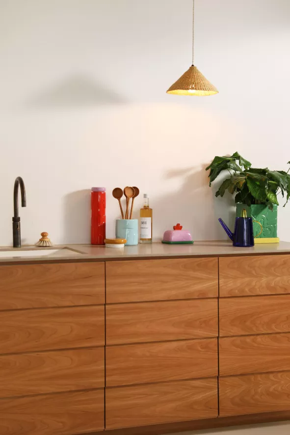 & Klevering &klevering Flake Voorraadpot Ø12 X 16,5 Blauw - Image 3