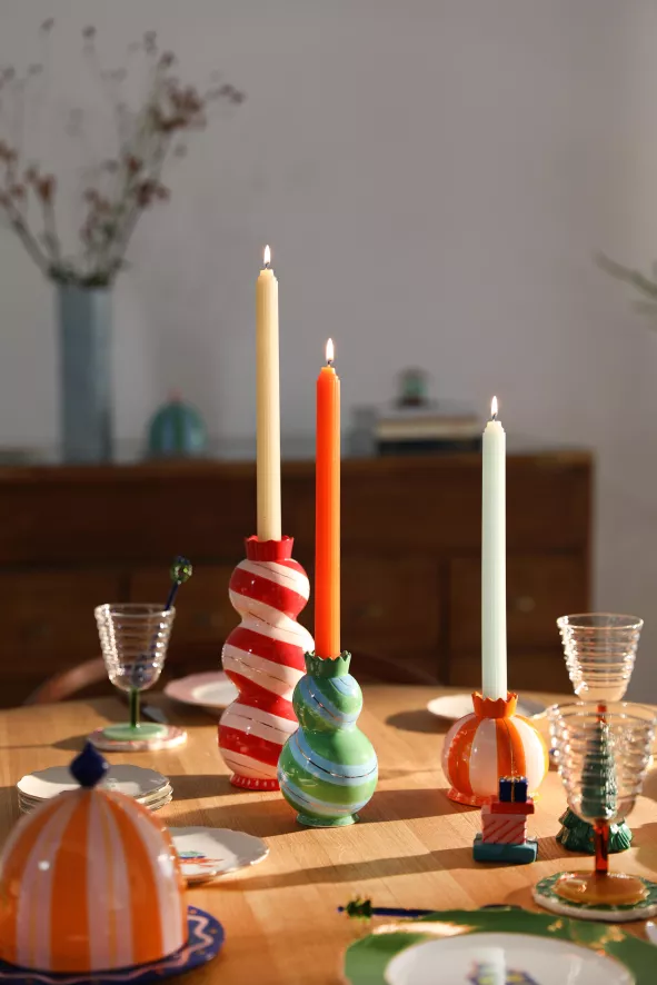 & Klevering &klevering Jolly Kandelaar Large Rood - Image 3