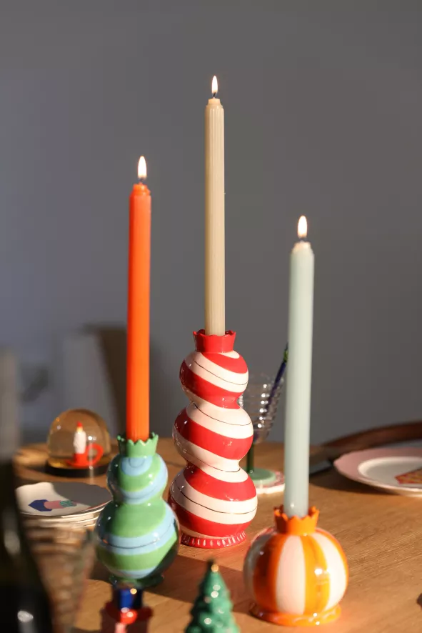 & Klevering &klevering Jolly Kandelaar Medium Groen - Image 4