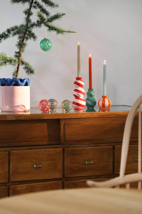 & Klevering &klevering Jolly Kandelaar Medium Groen - Image 5