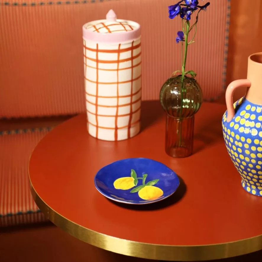 & Klevering &klevering Lemon Gebaksbordje Ø16 Set Van 4 - Image 3