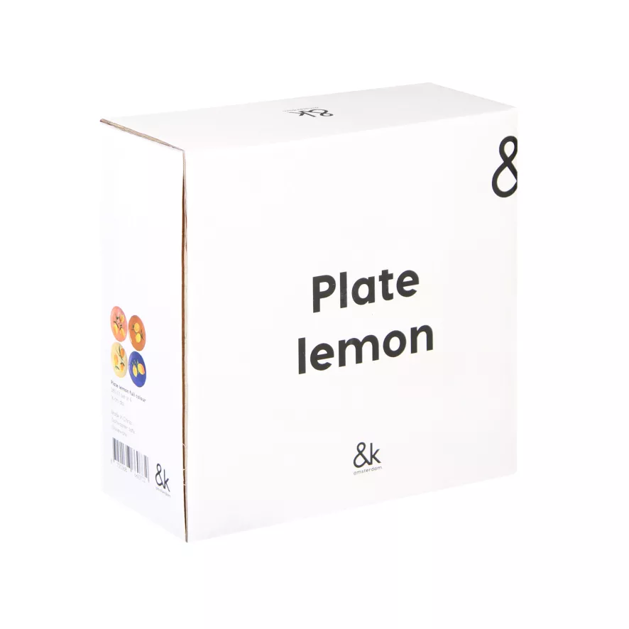 & Klevering &klevering Lemon Gebaksbordje Ø16 Set Van 4 - Image 7