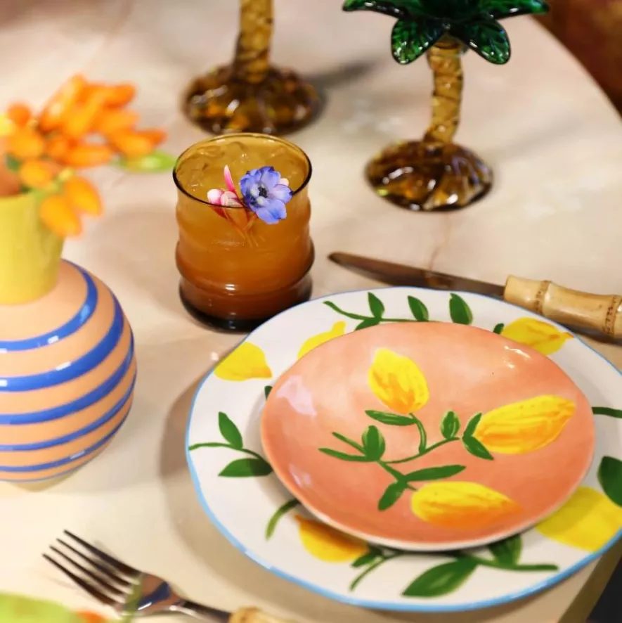 & Klevering &klevering Lemon Twig Dinerbord Ø22 Set Van 4 - Image 3