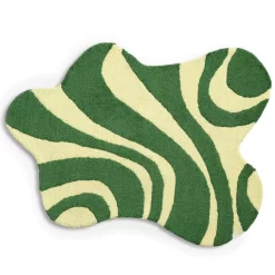 & Klevering &klevering Liquid Vloerkleed 85x115 Groen