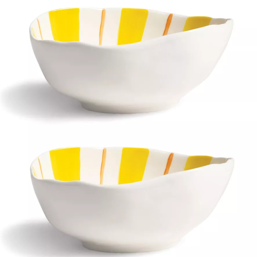 & Klevering &klevering Ray Kom 13x16,5 Set Van 2 Geel