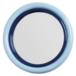 & Klevering &klevering Sleek Spiegel Rond Blauw