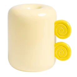 & Klevering &klevering Snail Vaas Medium Geel