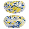 & Klevering &klevering Stipple Kom Ø16,5 Set Van 2 Blauw
