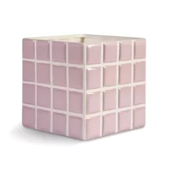 & Klevering &klevering Tile Bloempot 14x14 Lila