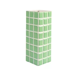 & Klevering &klevering Tile Vaas Mint