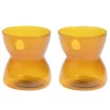 & Klevering &klevering Totem Glazen Set Van 2 Oranje