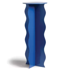 & Klevering &klevering Wobbly Bijzettafel Large Ø25 Blauw